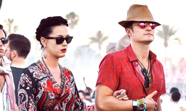 ANDREPLASS: Katy Perry og Orlando Bloom på Coachella. Foto: NTB Scanpix ANDREPLASS: Katy Perry og Orlando Bloom på Coachella. Foto: NTB Scanpix